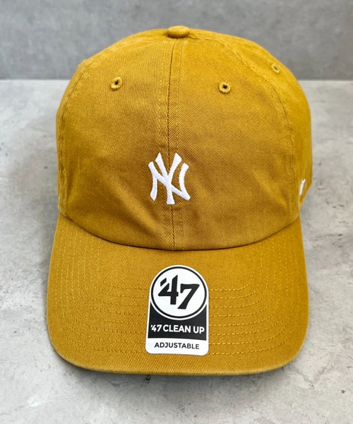 '47（フォーティーセブン）の「【日本未発売】'47(フォーティーセブン)/BASE RUNNER CLEAN UP/ミニロゴ  ロゴ刺繍 ベースボール クリーンナップ キャップ 帽子（キャップ・レディース・ピンク/イエロー/モスグリーン/アイボリー/ダークグリーン/チャコールグレー/ブラック/ブラウン/カーキ/ネイビー・FREE）」の13枚目の写真