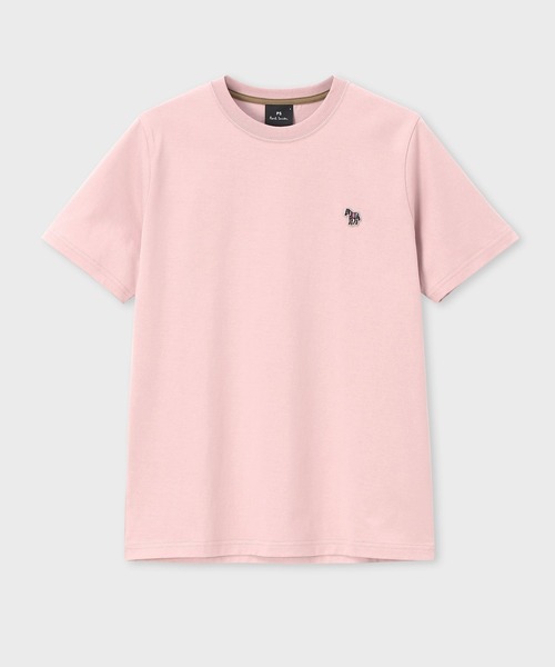 PS Paul Smith（ピーエスポールスミス）の「"Sports Stripe Zebra" ワンポイント 半袖Tシャツ / 152500 011R（Tシャツ/カットソー・メンズ・ライトピンク/ライトグリーン/ネイビー/キャメル/ライトブルー/ブルー・XX-LARGE/X-LARGE/LARGE/MEDIUM/SMALL）」の6枚目の写真