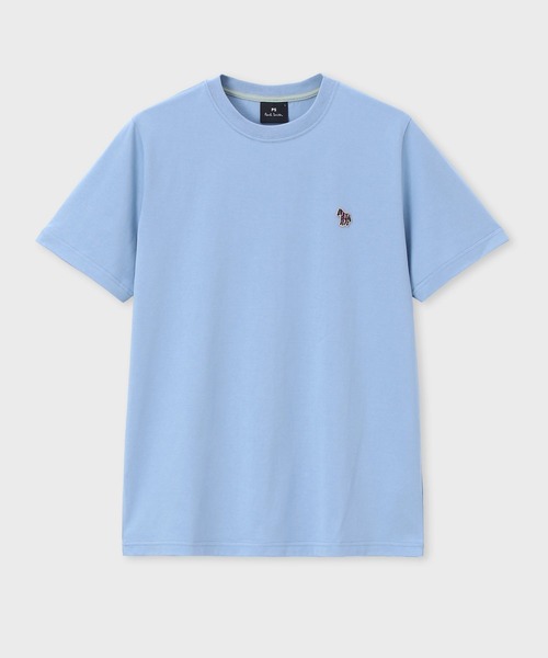 PS Paul Smith（ピーエスポールスミス）の「"Sports Stripe Zebra" ワンポイント 半袖Tシャツ / 152500 011R（Tシャツ/カットソー・メンズ・ライトピンク/ライトグリーン/ネイビー/キャメル/ライトブルー/ブルー・XX-LARGE/X-LARGE/LARGE/MEDIUM/SMALL）」の3枚目の写真