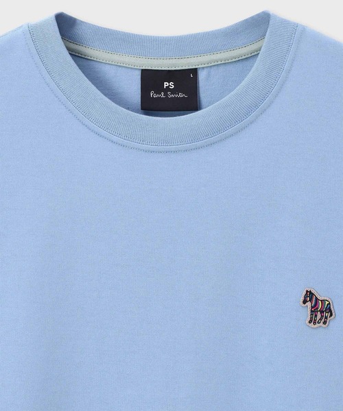 PS Paul Smith（ピーエスポールスミス）の「"Sports Stripe Zebra" ワンポイント 半袖Tシャツ / 152500 011R（Tシャツ/カットソー・メンズ・ライトピンク/ライトグリーン/ネイビー/キャメル/ライトブルー/ブルー・XX-LARGE/X-LARGE/LARGE/MEDIUM/SMALL）」の11枚目の写真