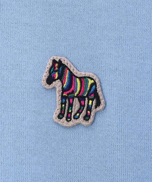 PS Paul Smith（ピーエスポールスミス）の「"Sports Stripe Zebra" ワンポイント 半袖Tシャツ / 152500 011R（Tシャツ/カットソー・メンズ・ライトピンク/ライトグリーン/ネイビー/キャメル/ライトブルー/ブルー・XX-LARGE/X-LARGE/LARGE/MEDIUM/SMALL）」の12枚目の写真