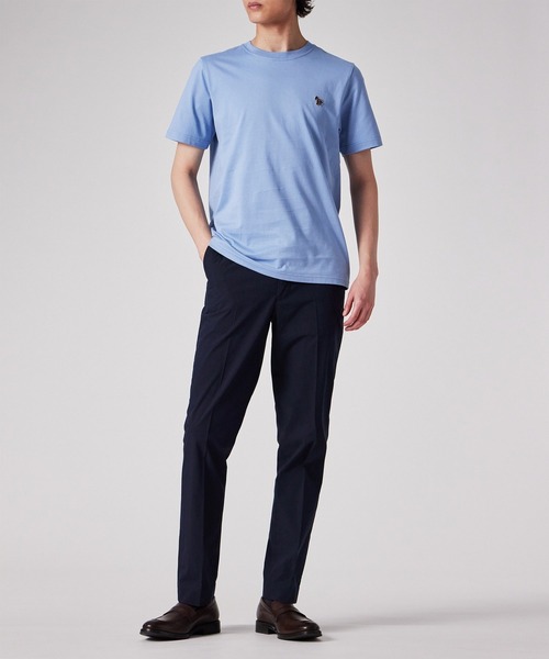 PS Paul Smith（ピーエスポールスミス）の「"Sports Stripe Zebra" ワンポイント 半袖Tシャツ / 152500 011R（Tシャツ/カットソー・メンズ・ライトピンク/ライトグリーン/ネイビー/キャメル/ライトブルー/ブルー・XX-LARGE/X-LARGE/LARGE/MEDIUM/SMALL）」の20枚目の写真