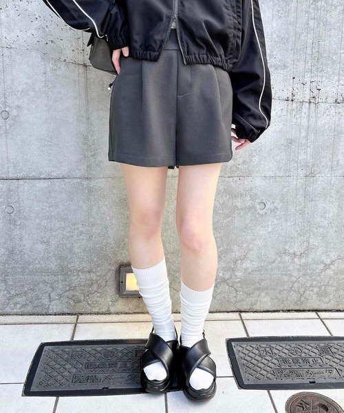 INGNI（イング）の「ショートパンツ／A（その他パンツ・レディース・グレー/ブラック・FREE）」の6枚目の写真