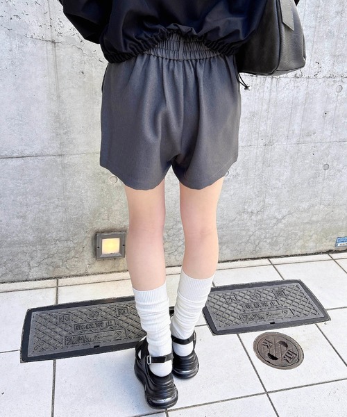 INGNI（イング）の「ショートパンツ／A（その他パンツ・レディース・グレー/ブラック・FREE）」の8枚目の写真