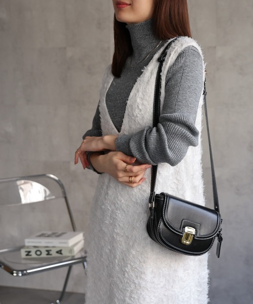 sakishimatokyo（サキシマトーキョー）の「カットジャガード　ジャンパースカート/ワンピース/ドレス（ジャンパースカート・レディース・ホワイト/ピンク/ブラック・FREE）」の16枚目の写真