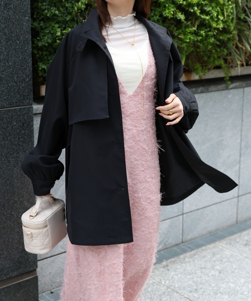 sakishimatokyo（サキシマトーキョー）の「カットジャガード　ジャンパースカート/ワンピース/ドレス（ジャンパースカート・レディース・ホワイト/ピンク/ブラック・FREE）」の14枚目の写真