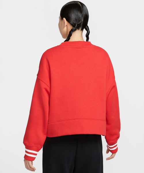 NIKE（ナイキ）の「NIKE WMNS PHNX FLC OOS GX CRDGN HJ0946/HJ0947（カーディガン/ボレロ・レディース・ブラック/レッド/オフホワイト・S）」の6枚目の写真