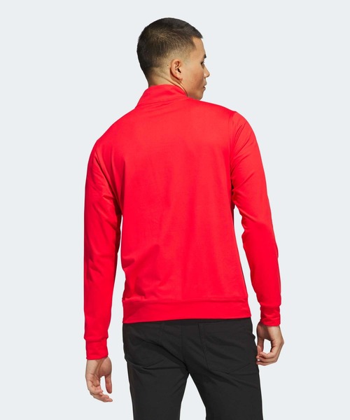 adidas(アディダス)の「アディゼロ ファブリックミックス長袖ハーフジップ ジャケット(その他アウター・メンズ・ブラック/レッド・LARGE/MEDIUM/SMALL/XX-LARGE/X-LARGE)」の9枚目の写真