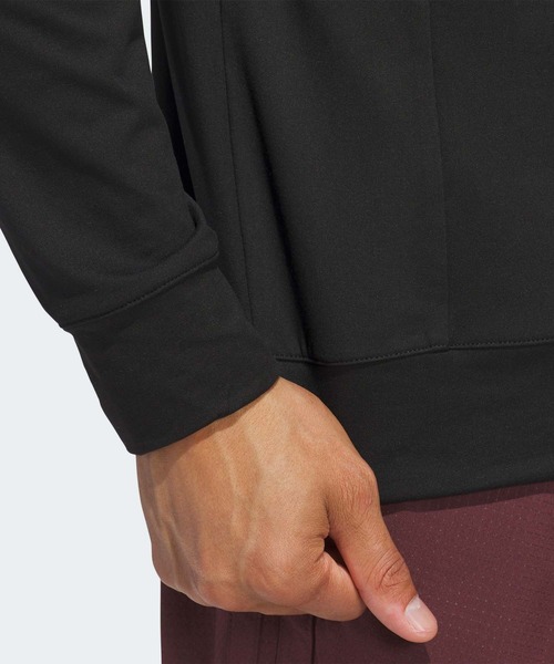 adidas(アディダス)の「アディゼロ ファブリックミックス長袖ハーフジップ ジャケット(その他アウター・メンズ・ブラック/レッド・LARGE/MEDIUM/SMALL/XX-LARGE/X-LARGE)」の8枚目の写真