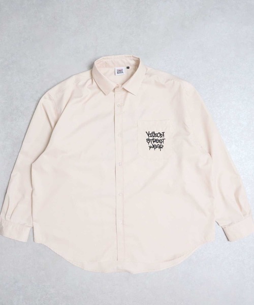 VISION STREET WEAR（ヴィジョンストリートウェア）の「【VISION STREET WEAR】ゴースト刺繍シャツ（シャツ/ブラウス・メンズ・ブラック/ライム/キナリ・M/L/XL）」の5枚目の写真