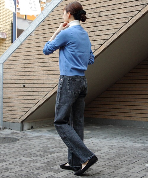 RYE TENDER(ライテンダー)の「RYE TENDER/ライテンダー クララカーディガン CLARA CARDIGAN(カーディガン/ボレロ・レディース・ブルー/グレー/ブラック・0)」の9枚目の写真