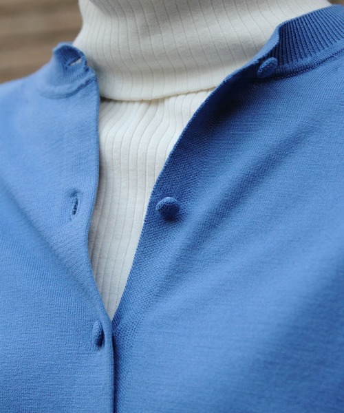 RYE TENDER(ライテンダー)の「RYE TENDER/ライテンダー クララカーディガン CLARA CARDIGAN(カーディガン/ボレロ・レディース・ブルー/グレー/ブラック・0)」の11枚目の写真