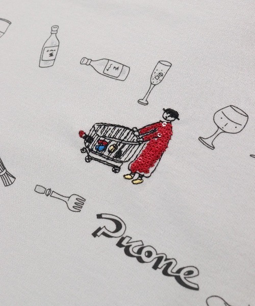 STUDIO PICONE(スタジオピッコーネ)の「ラウンドヘムプルオーバー(Tシャツ/カットソー・レディース・ホワイト/ライトグレー/ネイビー・LL/L/M)」の16枚目の写真