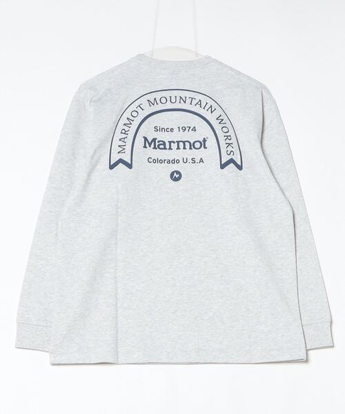 MARMOT(マーモット)の「Marmot/マーモット ギフテッド ロングスリーブTEE Gifted Long Sleeve T-Shirts(Tシャツ/カットソー・レディース・ホワイト/ブラック/ヘザーグレー・S/L/M)」の4枚目の写真