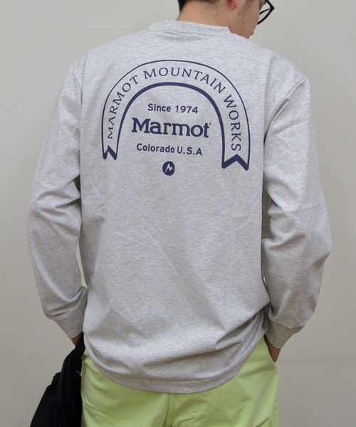 MARMOT(マーモット)の「Marmot/マーモット ギフテッド ロングスリーブTEE Gifted Long Sleeve T-Shirts(Tシャツ/カットソー・レディース・ホワイト/ブラック/ヘザーグレー・S/L/M)」の3枚目の写真