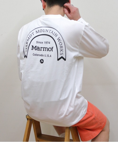 MARMOT(マーモット)の「Marmot/マーモット ギフテッド ロングスリーブTEE Gifted Long Sleeve T-Shirts(Tシャツ/カットソー・レディース・ホワイト/ブラック/ヘザーグレー・S/L/M)」の21枚目の写真