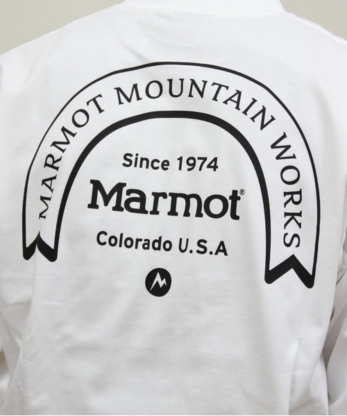 MARMOT(マーモット)の「Marmot/マーモット ギフテッド ロングスリーブTEE Gifted Long Sleeve T-Shirts(Tシャツ/カットソー・レディース・ホワイト/ブラック/ヘザーグレー・S/L/M)」の9枚目の写真