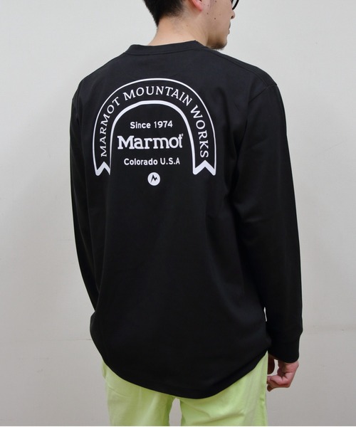 MARMOT(マーモット)の「Marmot/マーモット ギフテッド ロングスリーブTEE Gifted Long Sleeve T-Shirts(Tシャツ/カットソー・レディース・ホワイト/ブラック/ヘザーグレー・S/L/M)」の12枚目の写真