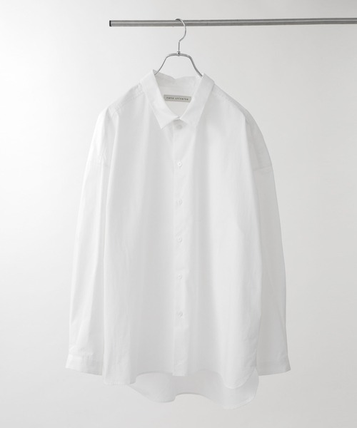 NANO universe（ナノユニバース）の「「Te Ni Wo Ha」nano・universe×片岡 健太(sumika)別注/タイプライターレギュラーカラーシャツ（シャツ/ブラウス・メンズ・ホワイト/ブラック/マスタード/ホワイト系その他/ブルーグリーン・L/XL/XXL/S/M）」の7枚目の写真