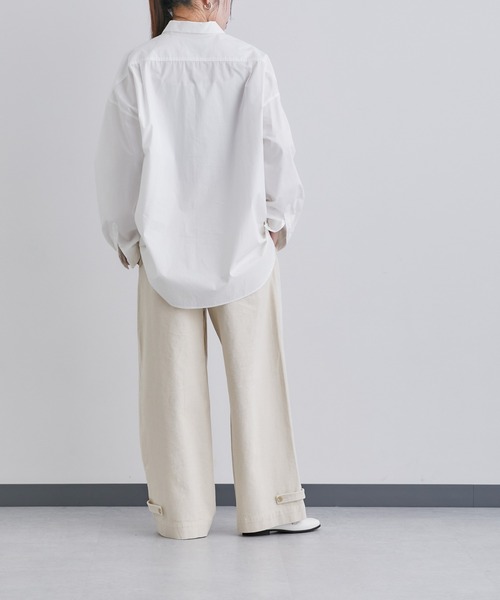 NANO universe（ナノユニバース）の「「Te Ni Wo Ha」nano・universe×片岡 健太(sumika)別注/タイプライターレギュラーカラーシャツ（シャツ/ブラウス・メンズ・ホワイト/ブラック/マスタード/ホワイト系その他/ブルーグリーン・L/XL/XXL/S/M）」の12枚目の写真