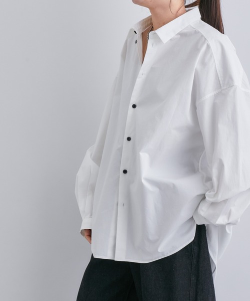 NANO universe（ナノユニバース）の「「Te Ni Wo Ha」nano・universe×片岡 健太(sumika)別注/タイプライターレギュラーカラーシャツ（シャツ/ブラウス・メンズ・ホワイト/ブラック/マスタード/ホワイト系その他/ブルーグリーン・L/XL/XXL/S/M）」の22枚目の写真