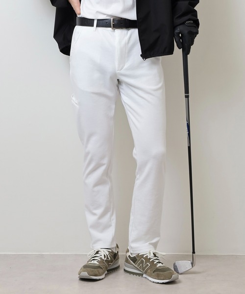 stella77golf(ステラセブンティーンセブンゴルフ)の「TCポンチポケット付ゴルフパンツ(その他パンツ・メンズ・ホワイト/チャコールグレー/ブラック/ネイビー/グレー/ブラック×ホワイト/イエロー系・S/M/XXL/XL/L)」の2枚目の写真