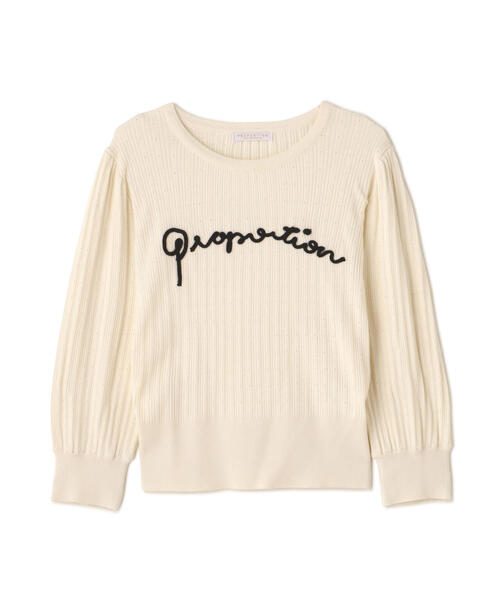 PROPORTION BODY DRESSING(プロポーションボディドレッシング)の「コード刺繍ニット / 1215170212(ニット/セーター・レディース・ホワイト/ピンク・FREE)」の13枚目の写真