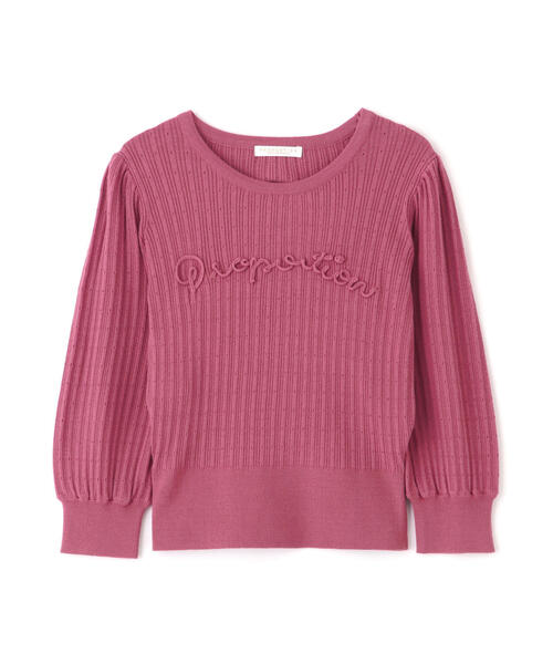 PROPORTION BODY DRESSING(プロポーションボディドレッシング)の「コード刺繍ニット / 1215170212(ニット/セーター・レディース・ホワイト/ピンク・FREE)」の7枚目の写真