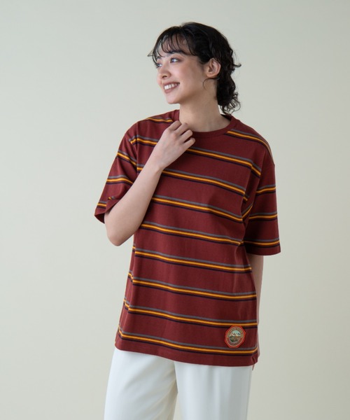 PENDLETON（ペンドルトン）の「ナシュナルパークボーダーティ（UNISEX)（Tシャツ/カットソー・メンズ・エンジ/キャメル/グリーン/ブルー系その他2/グレー系その他/グレー系その他2・MEDIUM/LARGE/X-LARGE/SMALL）」の6枚目の写真