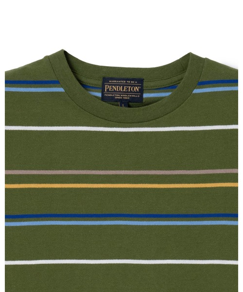 PENDLETON（ペンドルトン）の「ナシュナルパークボーダーティ（UNISEX)（Tシャツ/カットソー・メンズ・エンジ/キャメル/グリーン/ブルー系その他2/グレー系その他/グレー系その他2・MEDIUM/LARGE/X-LARGE/SMALL）」の14枚目の写真
