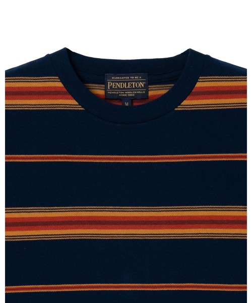 PENDLETON（ペンドルトン）の「ナシュナルパークボーダーティ（UNISEX)（Tシャツ/カットソー・メンズ・エンジ/キャメル/グリーン/ブルー系その他2/グレー系その他/グレー系その他2・MEDIUM/LARGE/X-LARGE/SMALL）」の11枚目の写真
