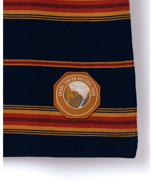 PENDLETON（ペンドルトン）の「ナシュナルパークボーダーティ（UNISEX)（Tシャツ/カットソー・メンズ・エンジ/キャメル/グリーン/ブルー系その他2/グレー系その他/グレー系その他2・MEDIUM/LARGE/X-LARGE/SMALL）」の12枚目の写真