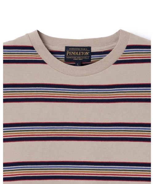PENDLETON（ペンドルトン）の「ナシュナルパークボーダーティ（UNISEX)（Tシャツ/カットソー・メンズ・エンジ/キャメル/グリーン/ブルー系その他2/グレー系その他/グレー系その他2・MEDIUM/LARGE/X-LARGE/SMALL）」の10枚目の写真