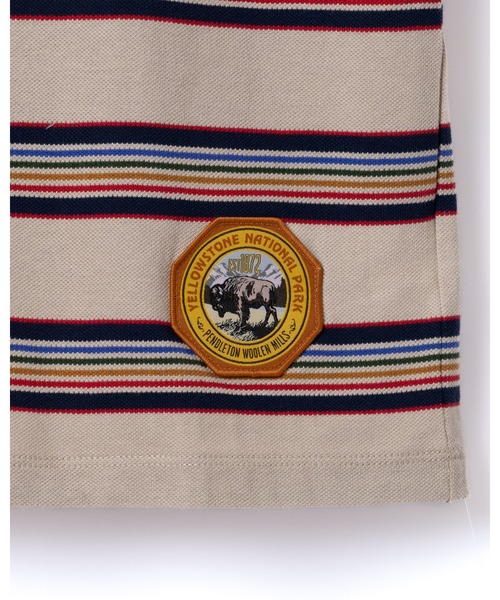 PENDLETON（ペンドルトン）の「ナシュナルパークボーダーティ（UNISEX)（Tシャツ/カットソー・メンズ・エンジ/キャメル/グリーン/ブルー系その他2/グレー系その他/グレー系その他2・MEDIUM/LARGE/X-LARGE/SMALL）」の11枚目の写真