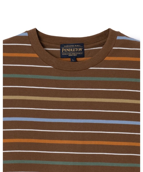 PENDLETON（ペンドルトン）の「ナシュナルパークボーダーティ（UNISEX)（Tシャツ/カットソー・メンズ・エンジ/キャメル/グリーン/ブルー系その他2/グレー系その他/グレー系その他2・MEDIUM/LARGE/X-LARGE/SMALL）」の19枚目の写真