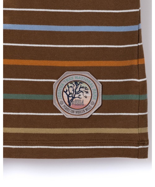 PENDLETON（ペンドルトン）の「ナシュナルパークボーダーティ（UNISEX)（Tシャツ/カットソー・メンズ・エンジ/キャメル/グリーン/ブルー系その他2/グレー系その他/グレー系その他2・MEDIUM/LARGE/X-LARGE/SMALL）」の20枚目の写真