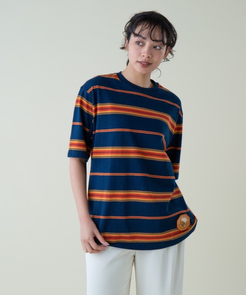 PENDLETON（ペンドルトン）の「ナシュナルパークボーダーティ（UNISEX)（Tシャツ/カットソー・メンズ・エンジ/キャメル/グリーン/ブルー系その他2/グレー系その他/グレー系その他2・MEDIUM/LARGE/X-LARGE/SMALL）」の15枚目の写真