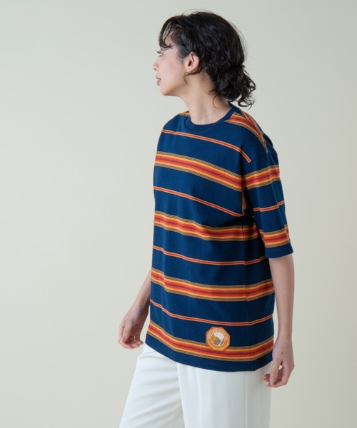 PENDLETON（ペンドルトン）の「ナシュナルパークボーダーティ（UNISEX)（Tシャツ/カットソー・メンズ・エンジ/キャメル/グリーン/ブルー系その他2/グレー系その他/グレー系その他2・MEDIUM/LARGE/X-LARGE/SMALL）」の18枚目の写真