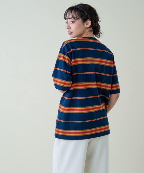 PENDLETON（ペンドルトン）の「ナシュナルパークボーダーティ（UNISEX)（Tシャツ/カットソー・メンズ・エンジ/キャメル/グリーン/ブルー系その他2/グレー系その他/グレー系その他2・MEDIUM/LARGE/X-LARGE/SMALL）」の17枚目の写真