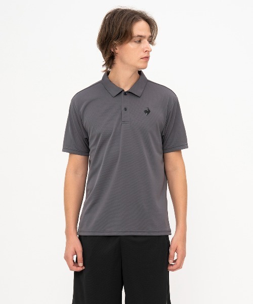 le coq sportif（ルコックスポルティフ）の「エコペットポロシャツ（ポロシャツ・メンズ・ブラック/ホワイト/ブルー/グレー/ネイビー・S/M/L/XL/XXL）」の3枚目の写真