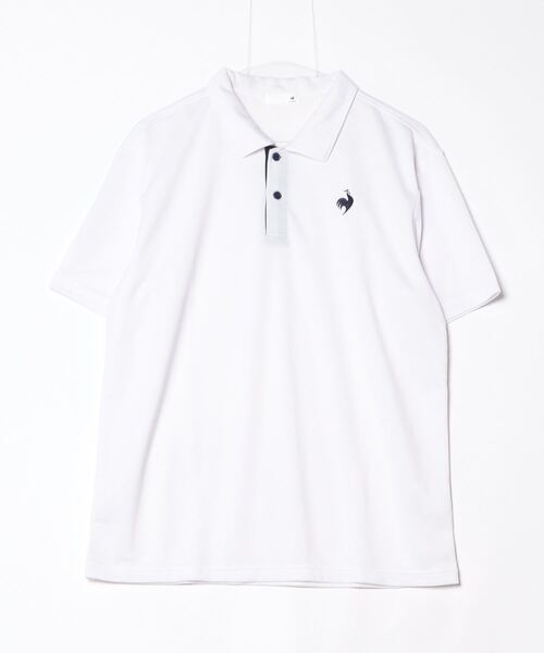 le coq sportif（ルコックスポルティフ）の「エコペットポロシャツ（ポロシャツ・メンズ・ブラック/ホワイト/ブルー/グレー/ネイビー・S/M/L/XL/XXL）」の7枚目の写真