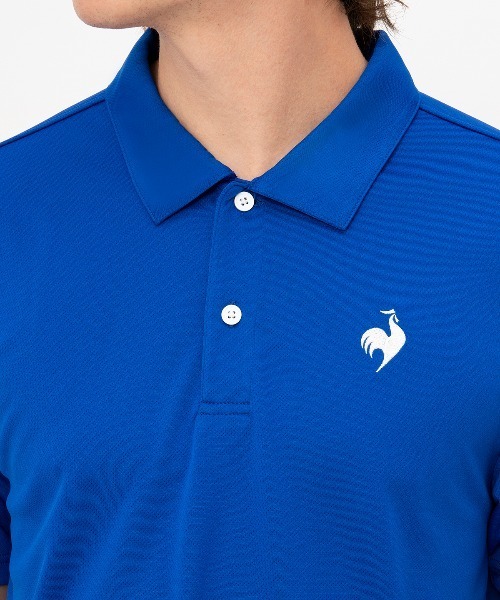 le coq sportif（ルコックスポルティフ）の「エコペットポロシャツ（ポロシャツ・メンズ・ブラック/ホワイト/ブルー/グレー/ネイビー・S/M/L/XL/XXL）」の15枚目の写真