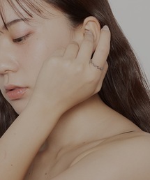 AKEL（アケル）の「【AKEL】アケル/ 2mm極細チェーンリング/金属アレルギー対応（サージカルステンレス）（リング）」