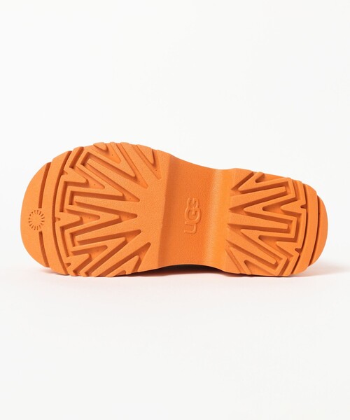 新品未使用 UGG オレンジ プラットフォームサンダル オレンジ系 UGG(アグ) サンダル・ミュール(レディース) - 海外