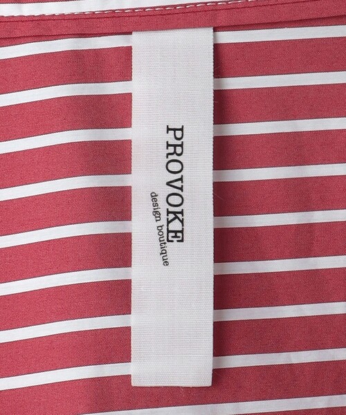 provoke＞ストライプ ビッグシャツ