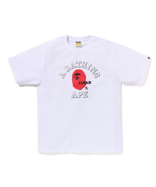JAPAN COLLEGE TEE（Tシャツ/カットソー）｜A BATHING APE（ア