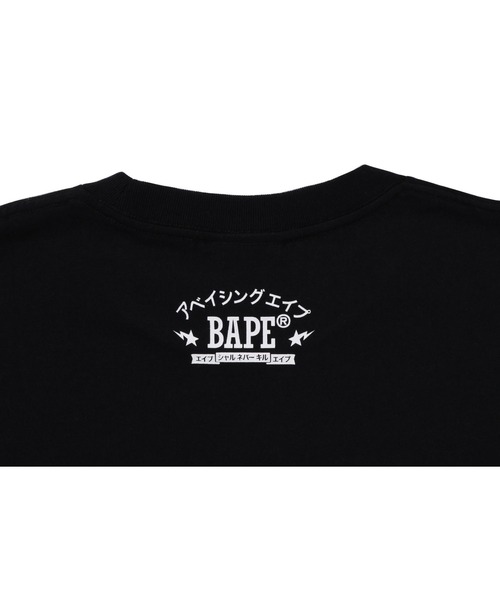 特大セール‼️ APE BAPE 黒 Tシャツ COLLEGE TEE エイプ JAPAN BIG APE HEAD CITY TEE | bape.com