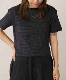 R.P.miller/ミラー Panel ribed cropped T-Shirt クロップド 半袖Tシャツ トップス レディース 秋 秋服 2026年秋冬