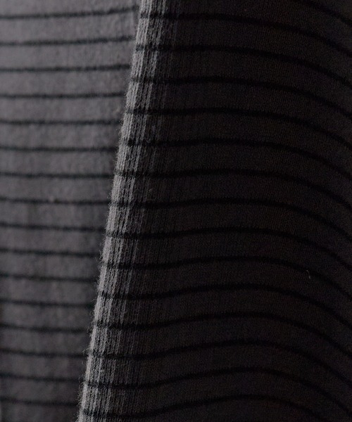 MILLER（ミラー）の「R.P.miller/ミラー Panel ribed cropped T-Shirt クロップド 半袖Tシャツ トップス レディース 秋 秋服 2026年秋冬（Tシャツ/カットソー・レディース・イエロー/ホワイト×ブルー/グレー/ブラック/ミント・FREE）」の21枚目の写真
