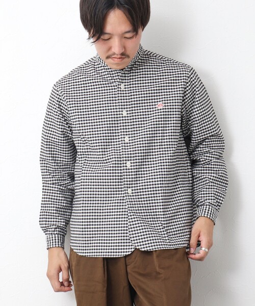DANTON（ダントン）の「【DANTON/ダントン】BAND COLLAR SHIRT LS 25SS（シャツ/ブラウス・メンズ・ブラック系その他/ブルー系その他・40/42/38）」の8枚目の写真